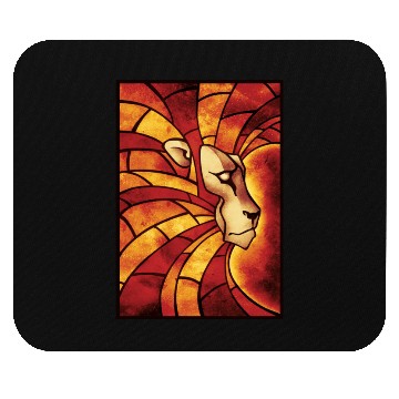 Discover Lion of Judah Mosaic African Lion Rasta Roots Love Mouse Pads