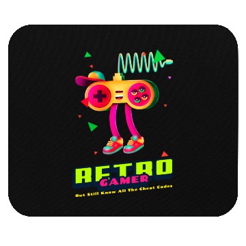 Discover Retro Gamer But still know all the cheat codes Mouse Pads