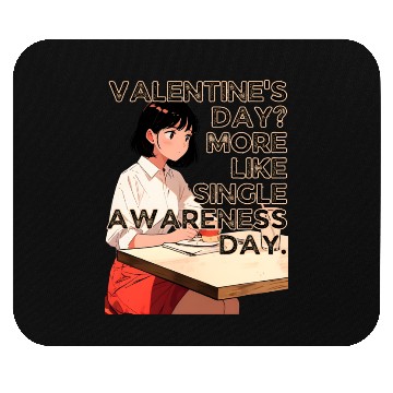 Discover Valentine's Day More Like Single Awareness Day Mouse Pads