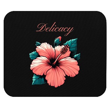 Discover Hibiscus Grace: A Symbol of Delicacy and Elegance Mouse Pads