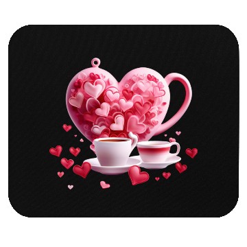 Discover Valentines Day, Valentine Retro Mouse Pads