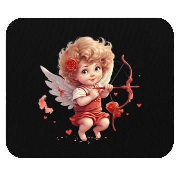 Discover Valentines Day, Valentine Retro Mouse Pads