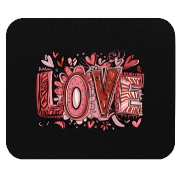 Discover Valentines Day, Valentine Retro Mouse Pads