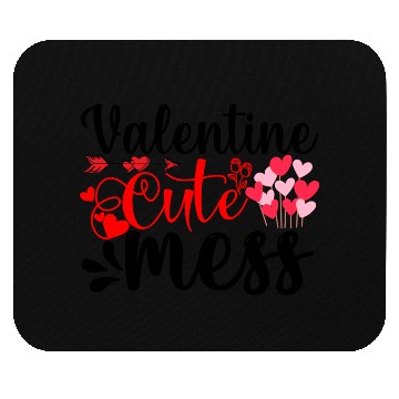 Discover Valentine Cute Mess Mouse Pads