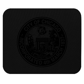 Discover City of Chicago seal Mouse Pads