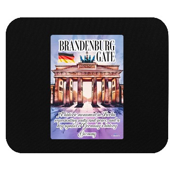 Discover Brandenburg Gate A historic monument in Germany V2 Mouse Pads