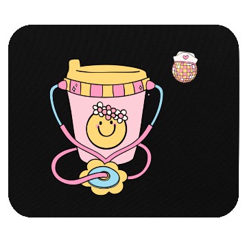 Discover Nurse Cup Mouse Pads