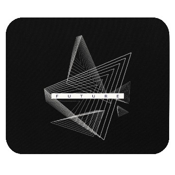 Discover Geometric Triangles - Future Mouse Pads
