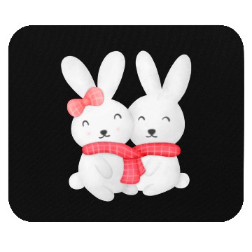 Discover Valentine Rabbit Mouse Pads