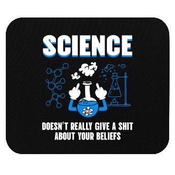 Discover Science humour gstudent, physics, chemistry Mouse Pads