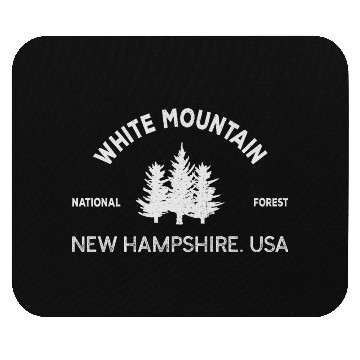 Discover White Mountains Forest Nature New Hampshire Mouse Pads