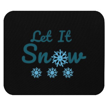 Discover Let It Snow. Winter Aesthetics Mouse Pads