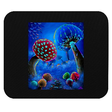 Discover Mushroom Path Mouse Pads