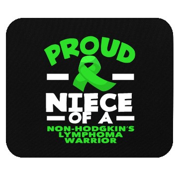 Discover Non-Hodgkin Lymphoma Awareness Proud Niece Mouse Pads