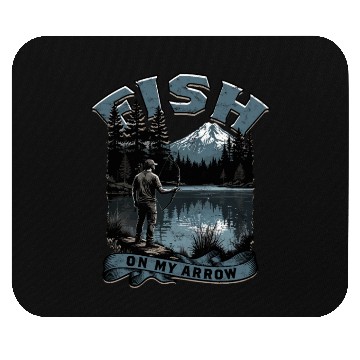 Discover Bowfishing Bowfisher Fish On My Arrow Mouse Pads