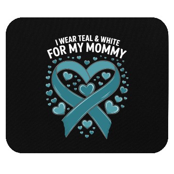 Discover i where teal and white for my mom Mouse Pads