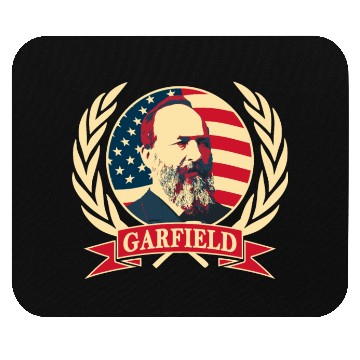 Discover President James Abraham Garfield Mouse Pads