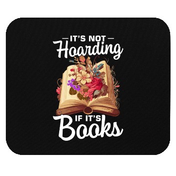 Discover Bookworm Reading Books Design for a Book Lover Mouse Pads
