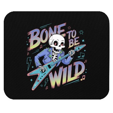 Discover Skeleton Guitar Player Bones Guitarist Musician Mouse Pads