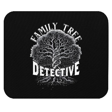 Discover Genealogy Genealogist Family Tree Detective Mouse Pads