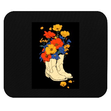 Discover Western Boots Mouse Pads