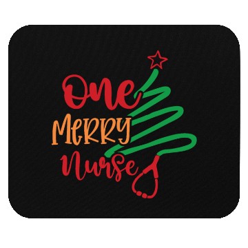 Discover one merry nurse Mouse Pads