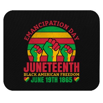 Discover Emancipation Day Juneteenth Black American Freedom Mouse Pads
