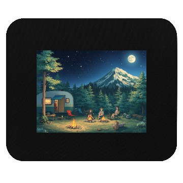 Discover Digital nature bad painting Mouse Pads