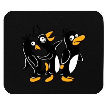 Discover Crazy Penguins Walk Stupid Foot Kick Team Friends Mouse Pads