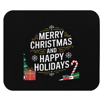 Discover Merry Christmas and happy holiday Mouse Pads
