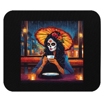 Discover Coffee Catrina Mouse Pads