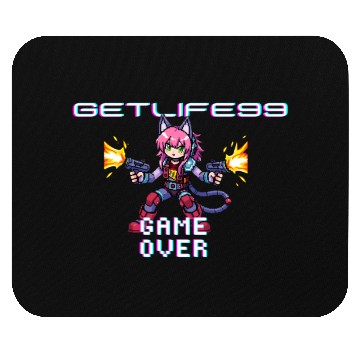 Discover getlife99 gameover gaming Mouse Pads