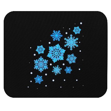 Discover snowflakes Mouse Pads