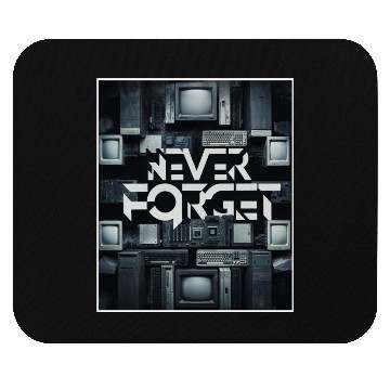 Discover Never Forget Computer Gamer Old School Very Funny Mouse Pads