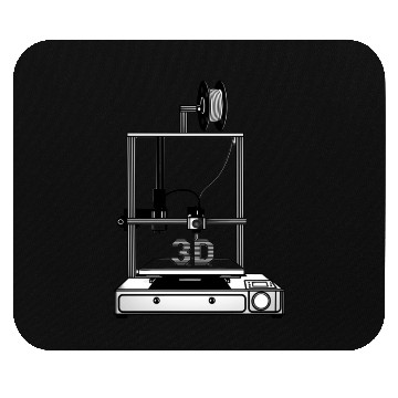 Discover 3D printer,Art For Men Women 3D Printing Printer Mouse Pads