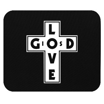 Discover God Is Love Love Jesus Christian Christmas Mouse Pads