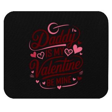 Discover Deddy is My Valentine Mouse Pads