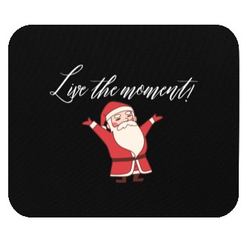Discover Santa's Joyful Moment Mouse Pads