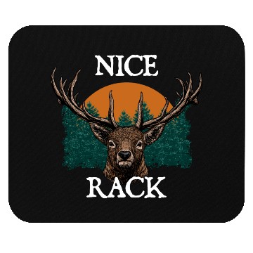 Discover Nice Rack Deer Hunting Elk Hunter Animal Stalking Mouse Pads
