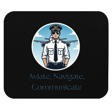 Discover Aviate, Navigate, Communicate - Mouse Pads for Pilots