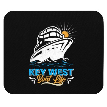Discover KEY-WEST BOAT LIFE Sailing Florida Keys West Keys Mouse Pads