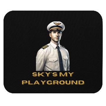 Discover Sky's My Playground - Mouse Pads for Pilots