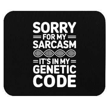Discover Sarcastic Genealogy DNA Test Genetics Biologist Mouse Pads