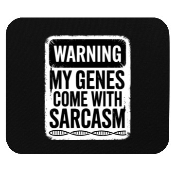 Discover Sarcastic Genealogy DNA Test Genetics Biologist Mouse Pads