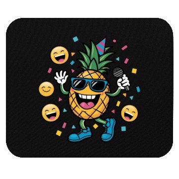 Discover Pineapple Fruit Is Singing Mouse Pads