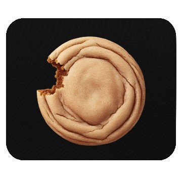 Discover Slightly Bitten Snickerdoodle Snickerdoodle Cookie Mouse Pads