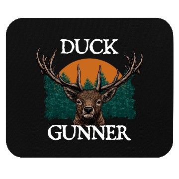 Discover Duck Gunner Birds Hunting Birding Hunter Funny Mouse Pads