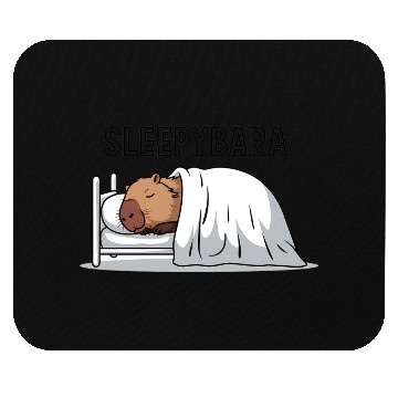 Discover Capybara Official Sleep Nightgown Sleepybara Mouse Pads