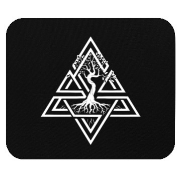 Discover Asatru Valhalla Scandinavian Pride Norsemen Viking Mouse Pads