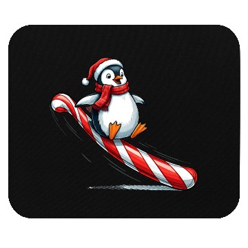 Discover Penguin Candy Fun Mouse Pads